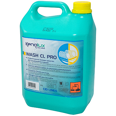 Средство для мытья посуды 5л KENOLUX WASH CL для замачивания отбеливания концентрат CID LINES 1/4